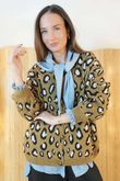 Blair Leopard Cardigan Camel /23=